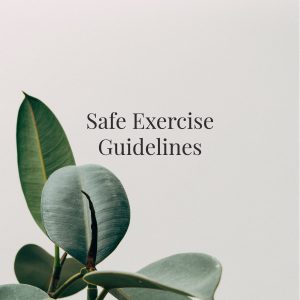 Safe Exerise Guide 03
